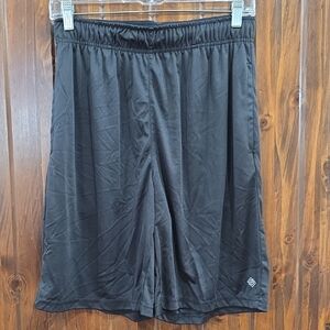 ZELOS Men's Black Athletic Shorts